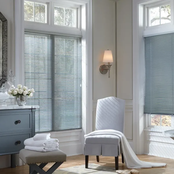 Micro window shades provide the perfect balance of light control and privacy for your living spaces.