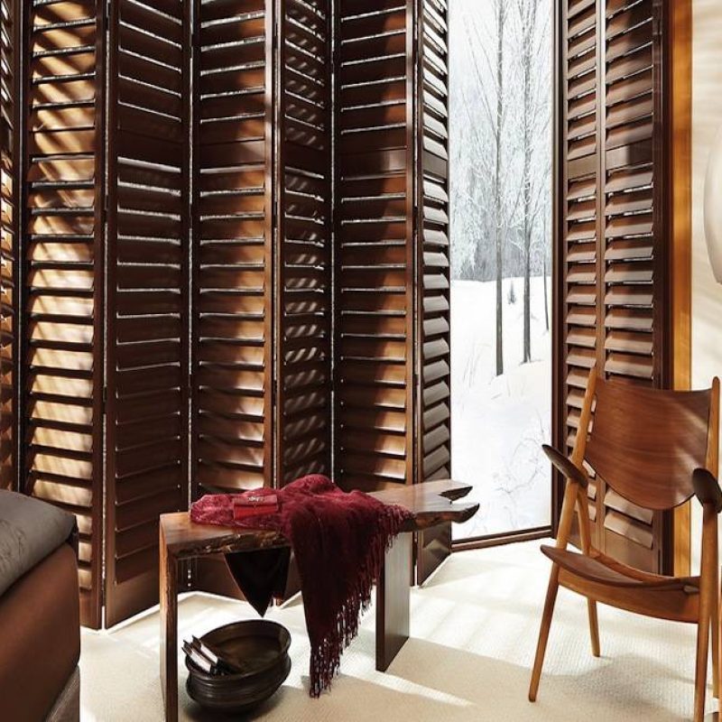 Woodlore plantation shutters for windows combine classic design with modern durability for any room.